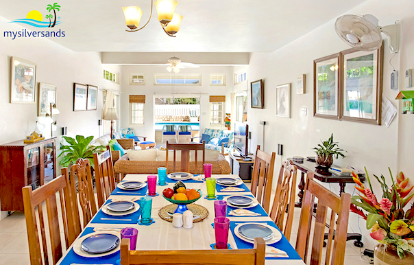 living and dining room