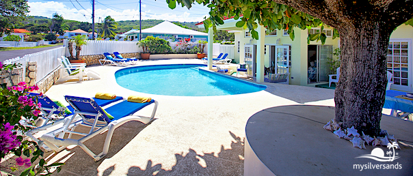 poolside at sweet escape villa