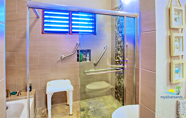 shower of bathroom one