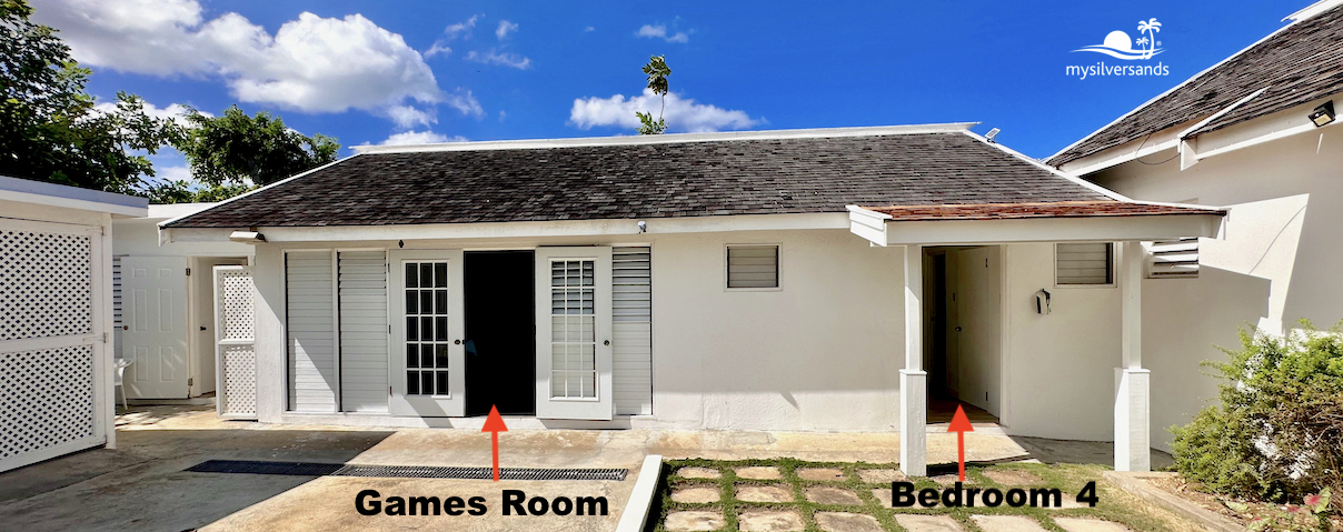 entrance to games room and bedroom 4