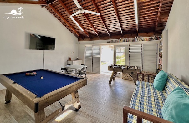 Games room - pool table