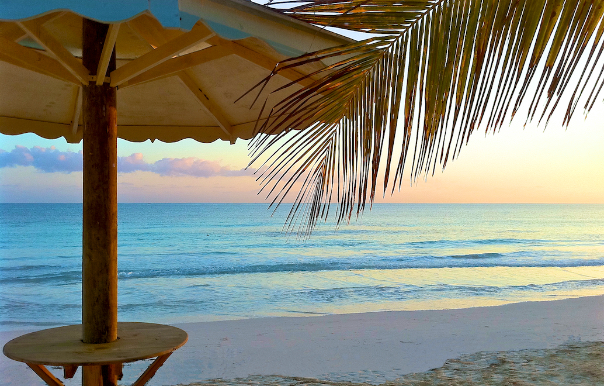 silver sands beach cabana