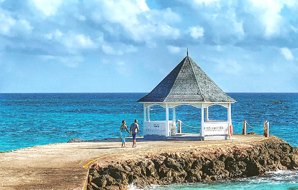 strolling on the jetty