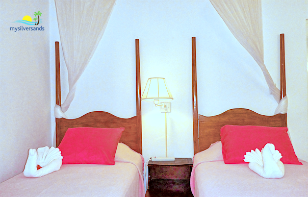 twin beds in bedroom 2