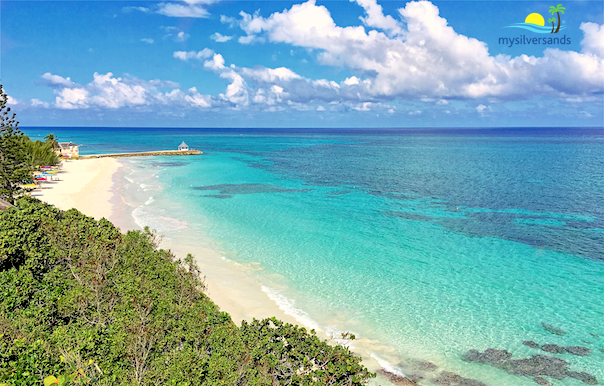 view of the silver sands beach from worthy view