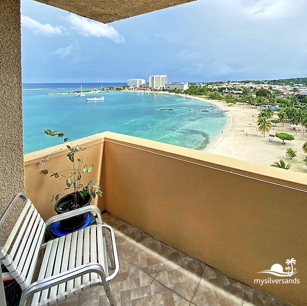 chair on the balcony with sea view