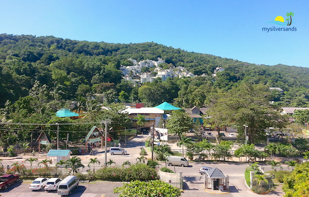view of island plaza