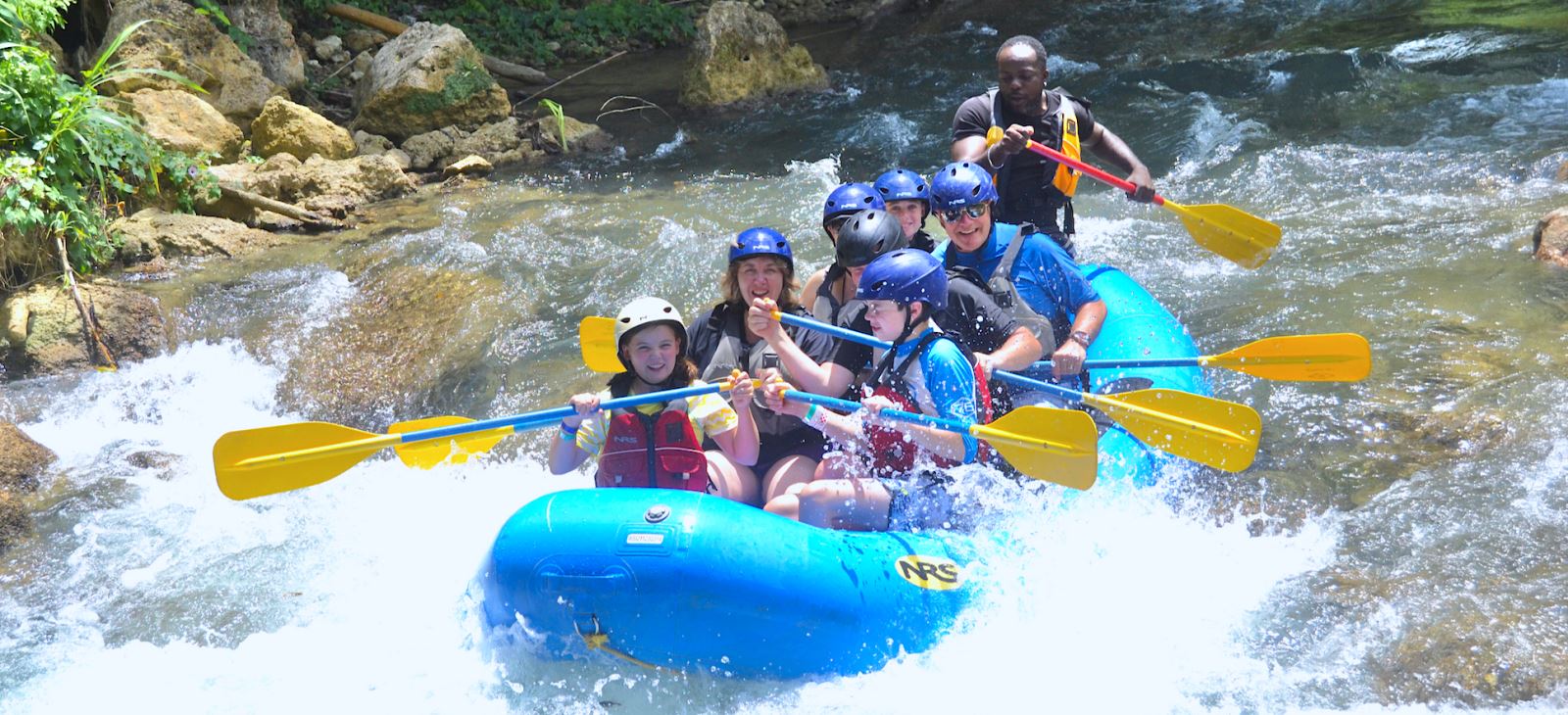 white water rafting on the rio bueno river