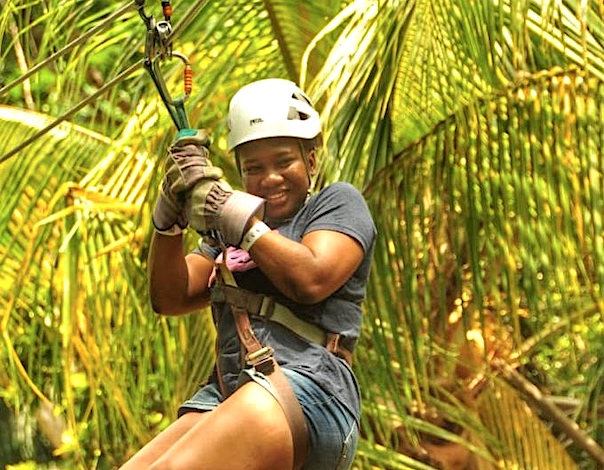 zipline over the falls