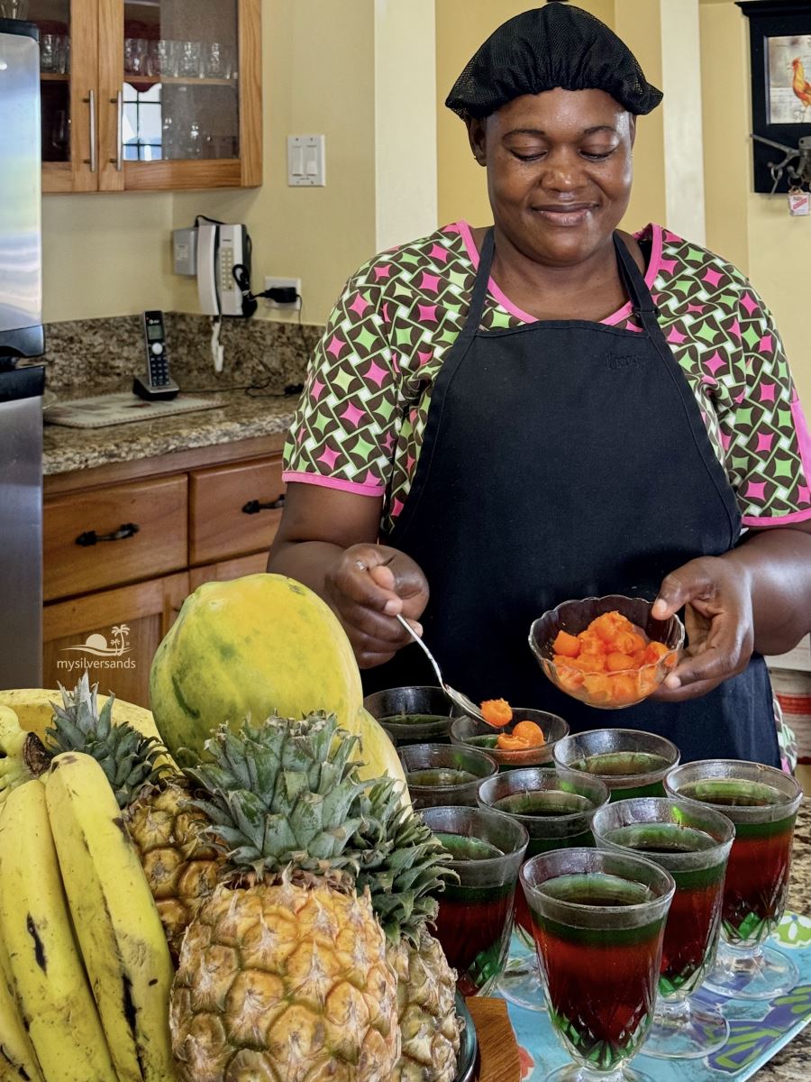 She doesn’t just cook. She teaches you while she works.