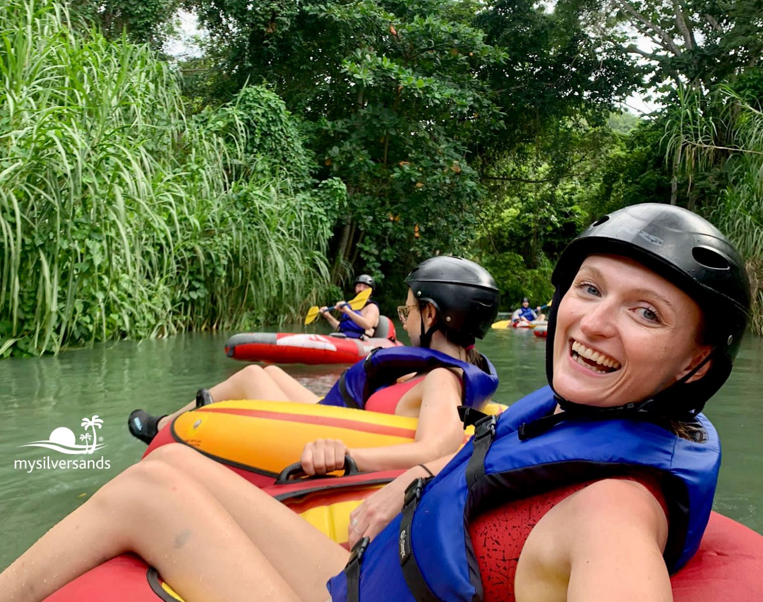 river rapids tubing