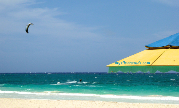 kiting at silver sands jamaica