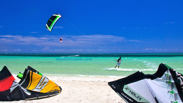 kitesurfing