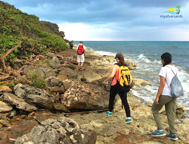 coastline walk near silver sands villas