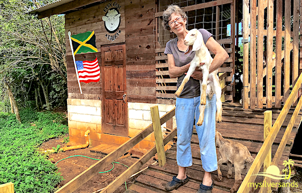 ruby with a goat