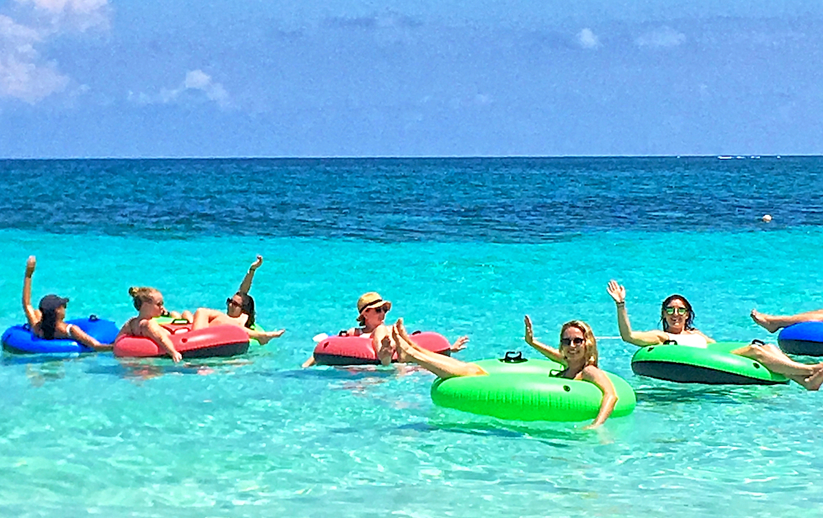 guests in the sea