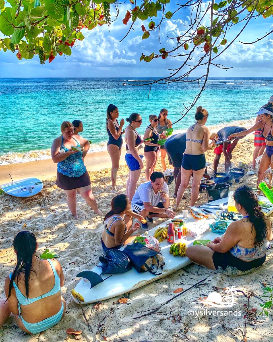 breakfast on the beach