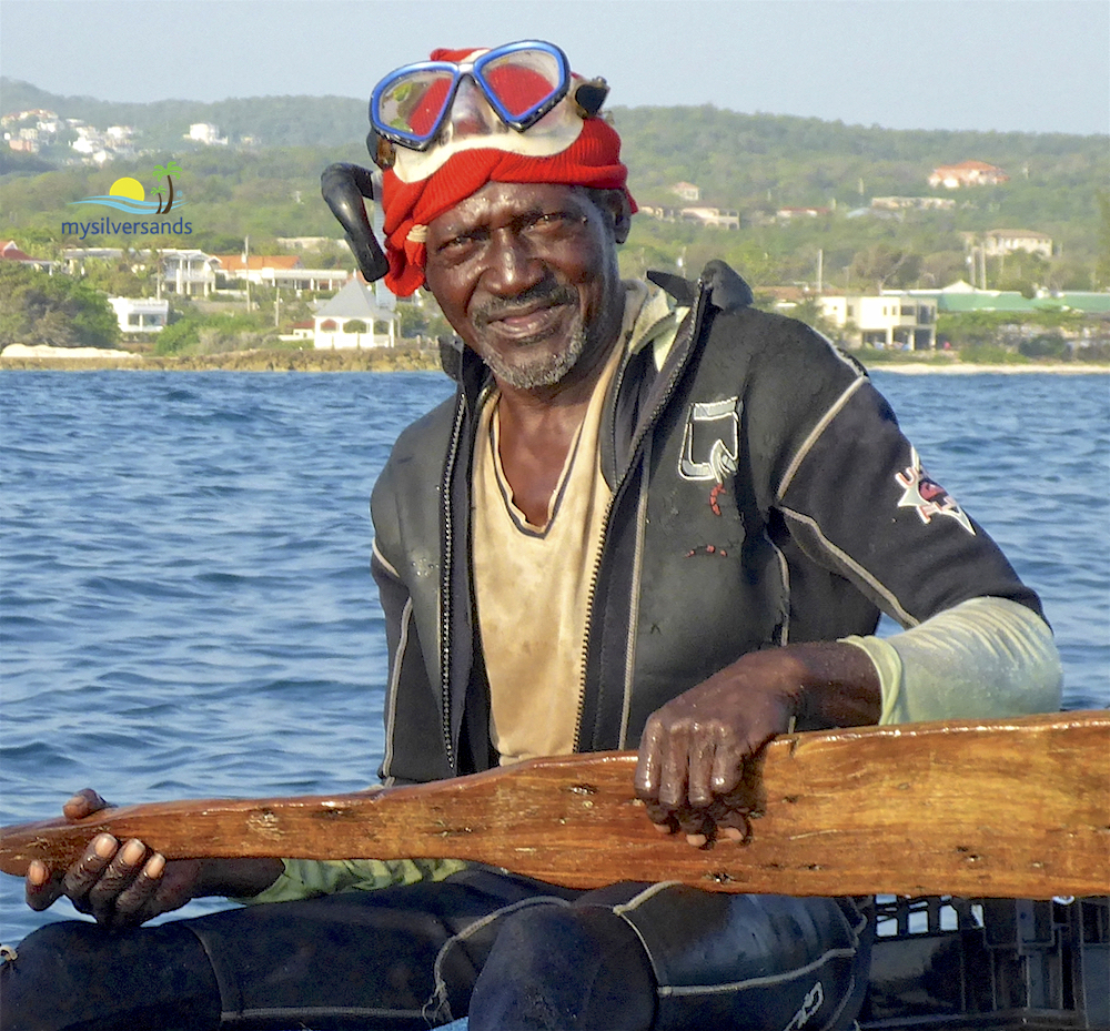 shine with his homemade paddle