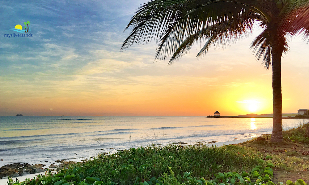 sunrise from the West Beach