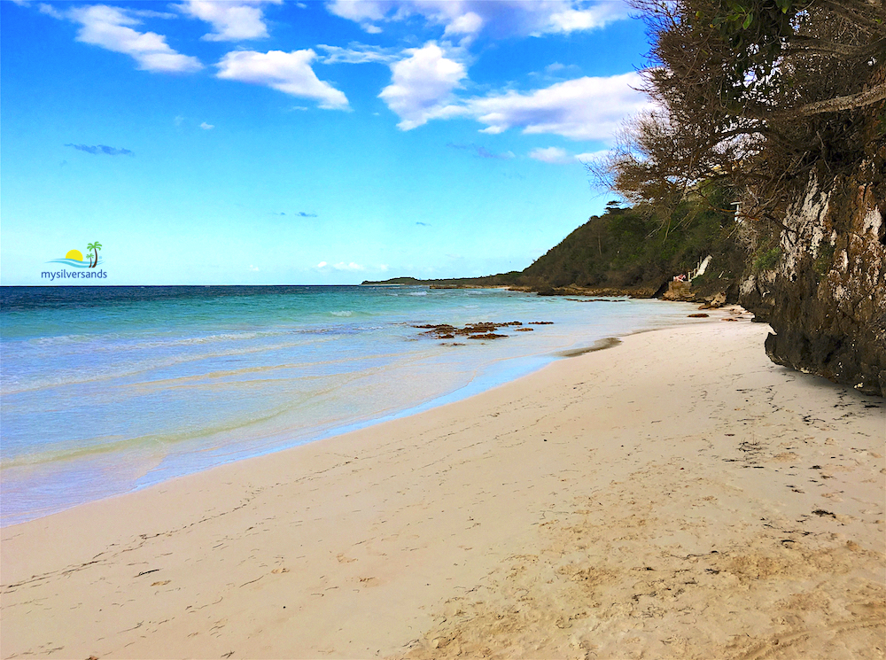 east end of silver sands beach in jamaica