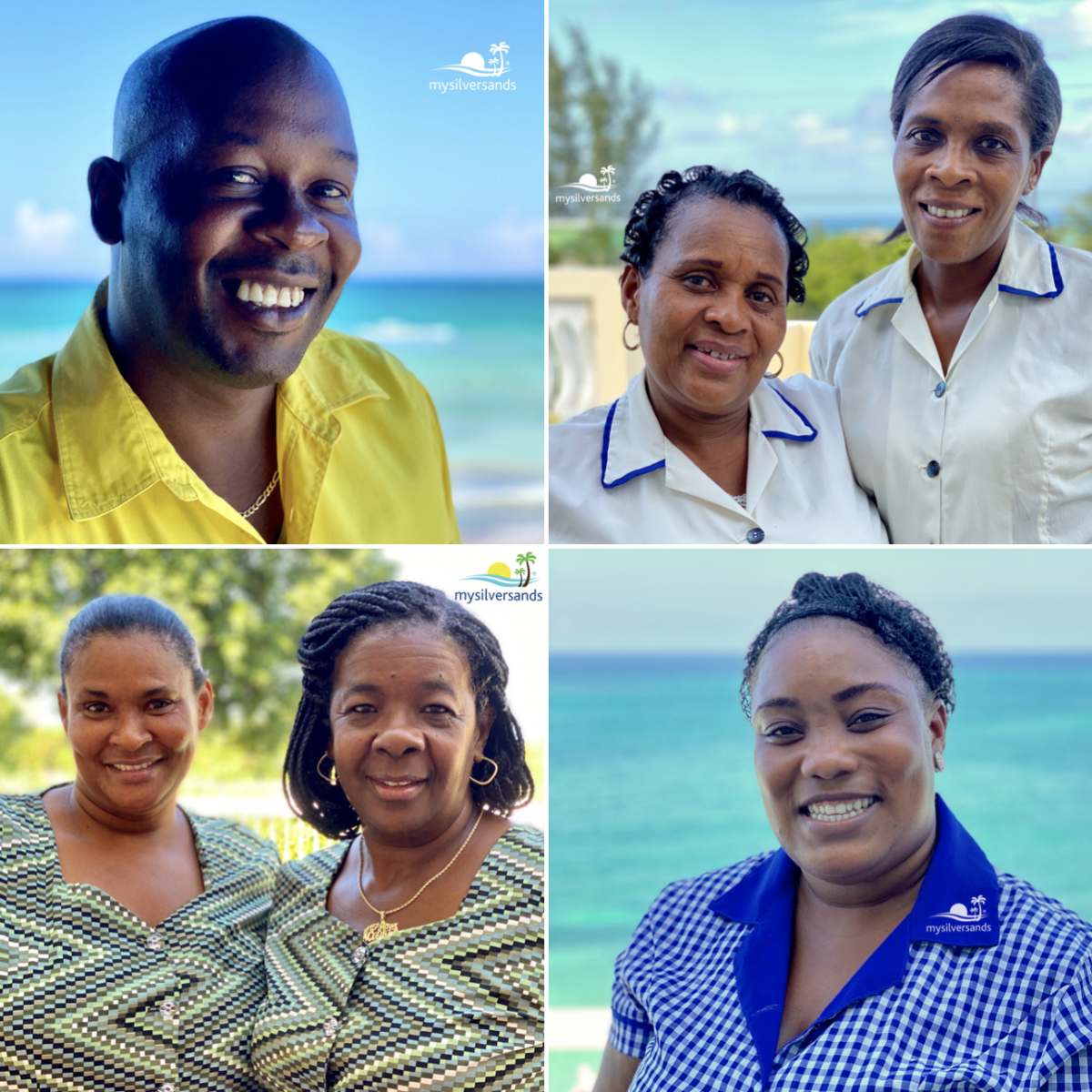 villa staff collage