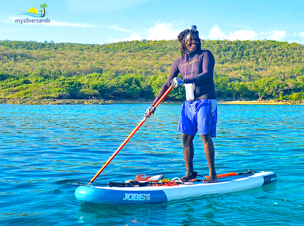 bryan on paddle board