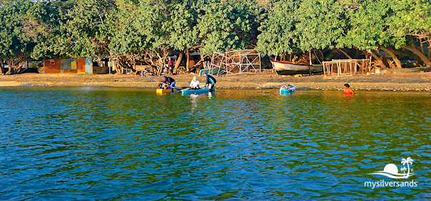 setting out from the beach at Rio Bueno