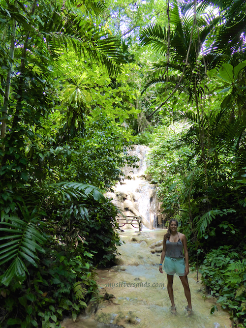 Asha at waterfalls