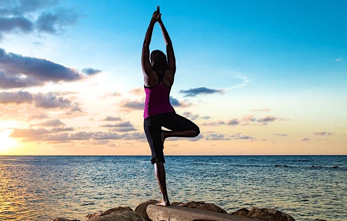 yoga at silver sands jamaica with cassanie