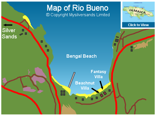 Map of Rio Bueno