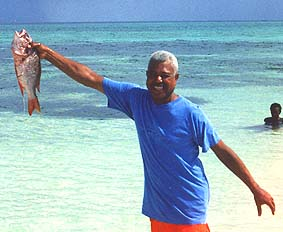 Don with his (?) catch!