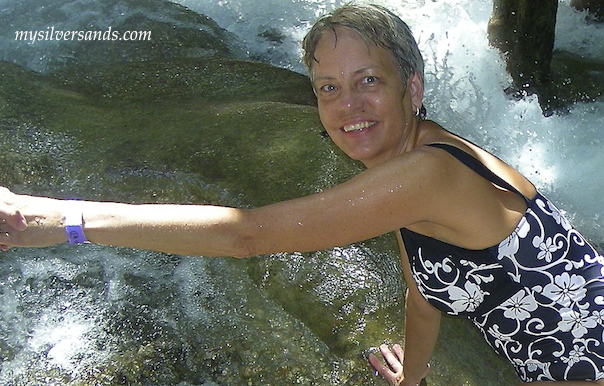charlotte knight watkins at dunns river falls jamaica