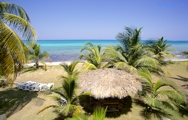 cabana on the sea front at endless summer in silver sands jamaica