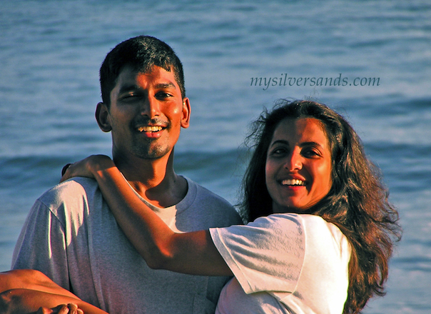 indian couple at silver sands jamaica
