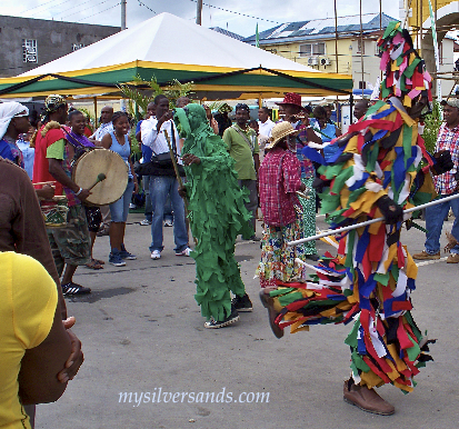 jonkanoo dancers in falmouth jamaica
