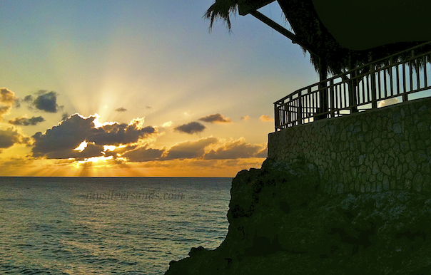 sunset at rick's cafe' negril jamaica