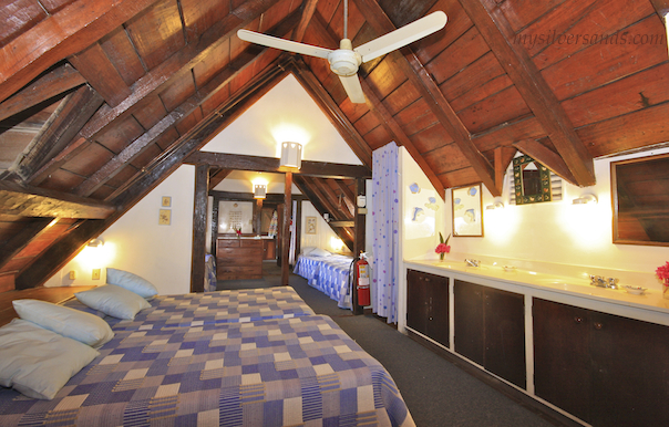 bedroom 6 in the attic at rum jetty cottage in silver sands villas jamaica