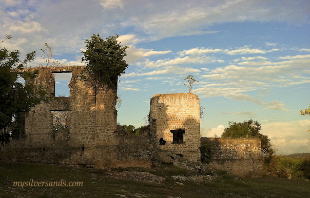 cut-stone walls of stewart castle in trelawny Jamaica